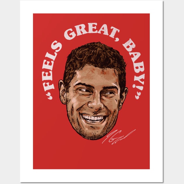 Jimmy Garoppolo San Francisco Feels Great Baby Wall Art by Buya_Hamkac